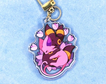 Umbreon Espeon 2” Acrylic Keychains