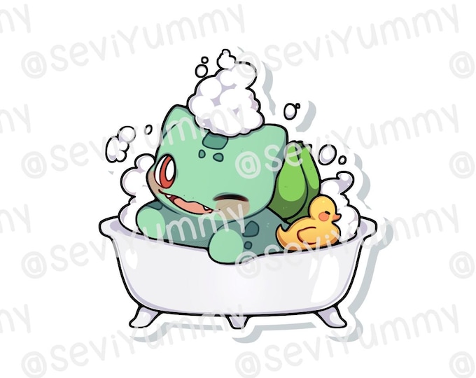 Bulbasaur Bath Sticker
