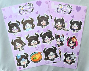 PREORDER - LoyallyBear A6 Sticker Sheets
