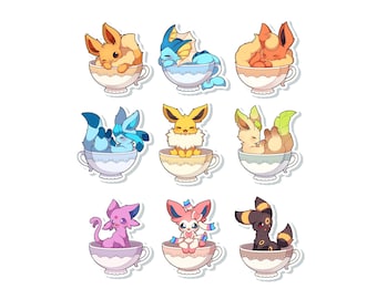 Teacup Eeveelution Sticker