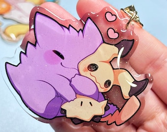 Gengar Mimikyu 2” Acrylic Keychain