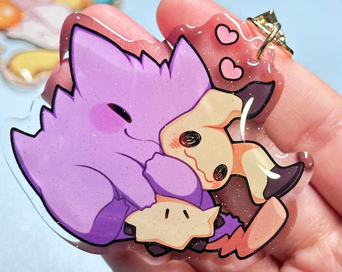 Gengar Mimikyu 2” Acrylic Keychain