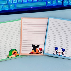 Memo NotePad Poke Starters Peekers Gen 5 | Schulbedarf, Scrapbooking, Journaling