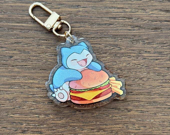 Snorlax 2" Acrylic Keychain