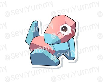 Porygon Sticker