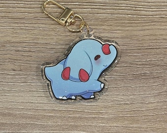 Phanpy 2” Acrylic Keychain | Double Sided Glitter Epoxy