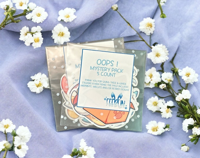 Oops Mystery Sticker Pack | B Grade