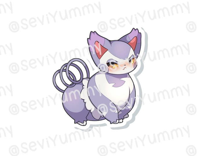 Purugly Sticker
