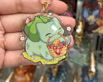 Bulba 2" Acrylic Keychain | Double Sided Glitter Epoxy