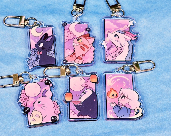 Ghibli Acrylic Keychains