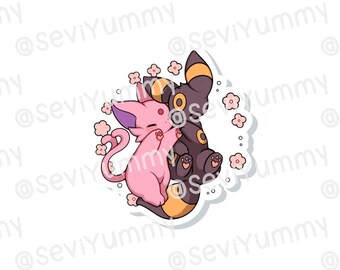 Umbreon Espeon Sticker