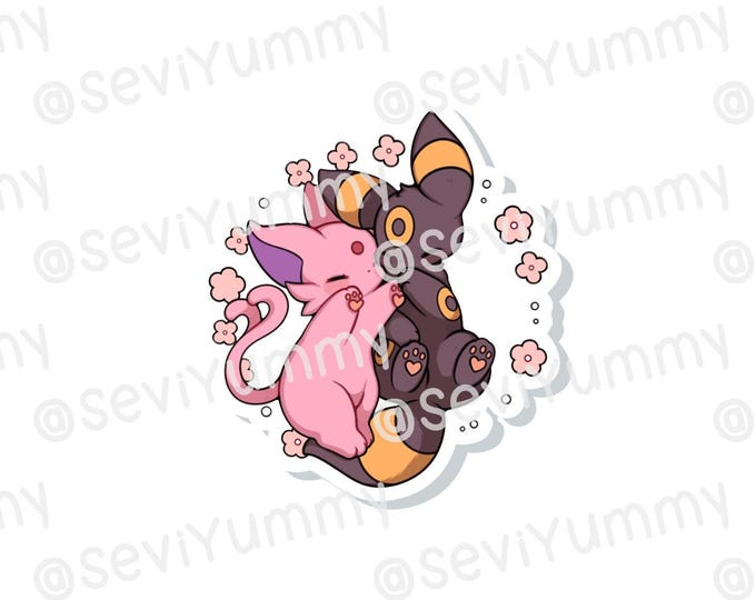 Umbreon Espeon Sticker
