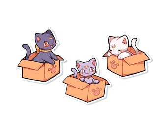 BUNDLED Luna Artemis Diana  Stickers