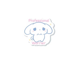Professional Worrier Cinna Vinyl Decal