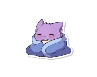 Comfy Gengar Sticker