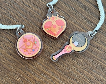 Sailor Magical Girl Acrylic Charms