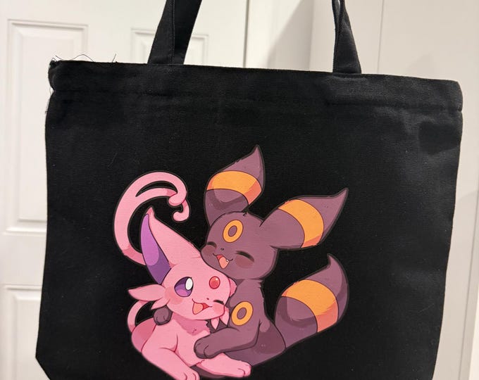 Umbreon Espeon Tote Bag • 8.5.25