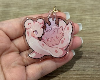 Shiny Lapras 2" Acrylic Keychain
