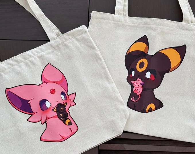 Umbreon Espeon Tote Bag