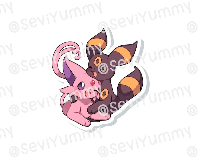 Umbreon Espeon Sticker