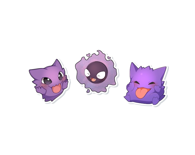 Silly Ghosts Stickers