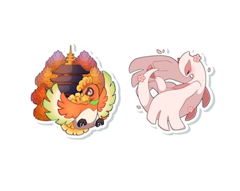 Lugia Ho-Oh Stickers