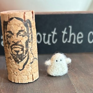 Miniature Felted Ghosts