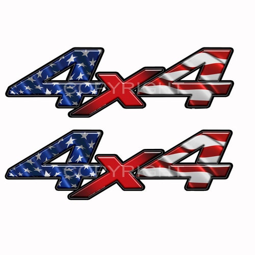 Distressed American Flag Truck Bed Decal - Etsy