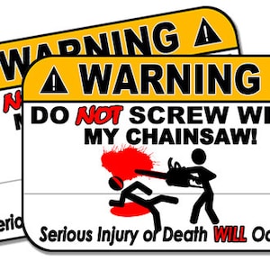 Our Life Toolbox Warning Decal Sticker Funny Gag Gift for Dad Father 4 Wide x 2 Tall Work Truck Mechanic