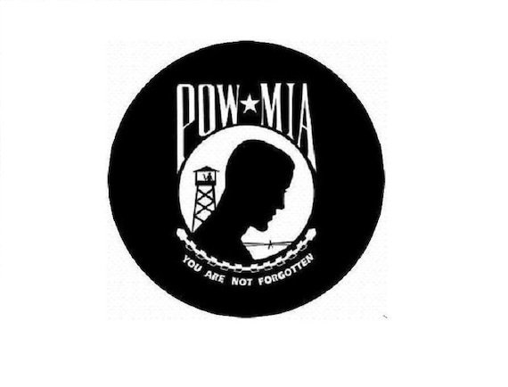 POW MIA Decal You Are Not Forgotten Window Bumper Sticker Car Decor