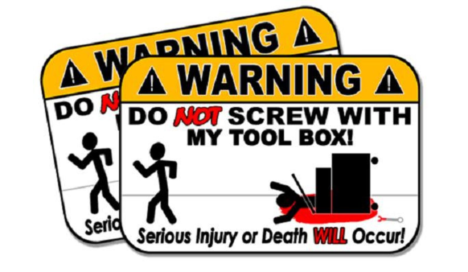 Toolbox Stickers Funny Decals for Tool Box Do Not Etsy