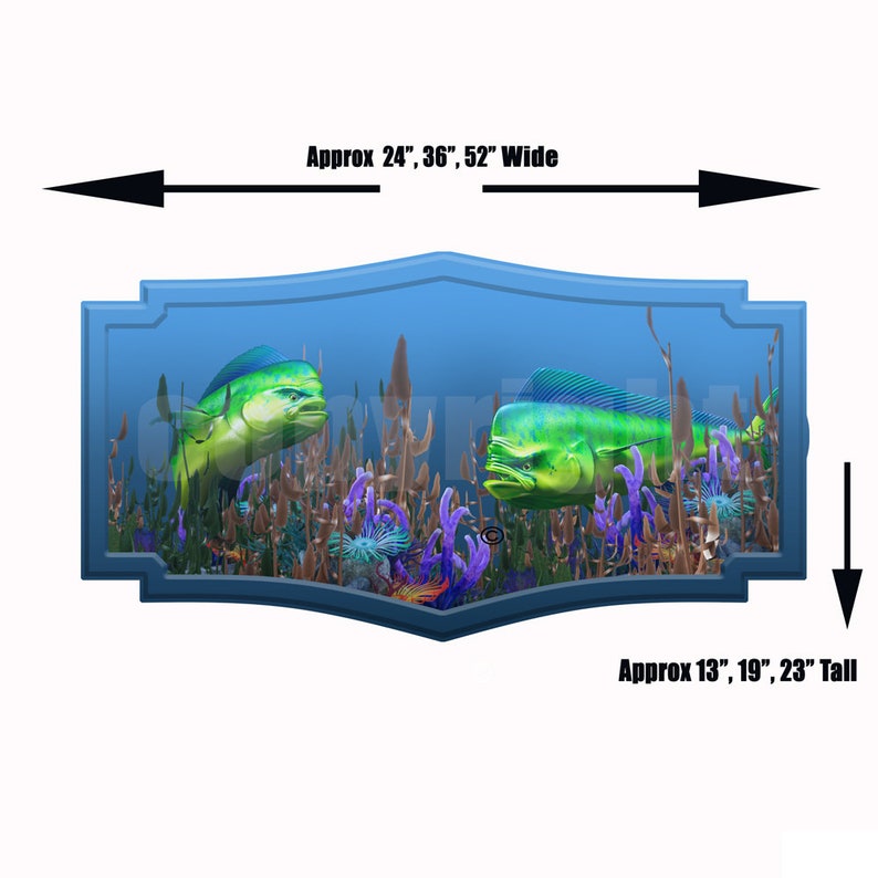 Mahimahi Decal for RV Toy Hauler Boat Trailer or Garage Etsy