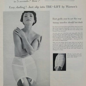 Perma-Lift (Lingerie) 1956 Brassiere, Girdle, Playing Cards