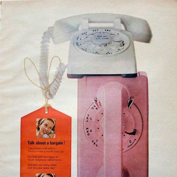 1965 Bell Telephone Systems Vintage Advertisement Vintage Phone Decor Office Wall Art Vintage Telephone Original Magazine Ad Unique Art