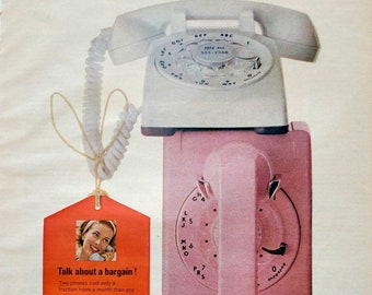 1965 Bell Telephone Systems Vintage Advertisement Vintage Phone Decor Office Wall Art Vintage Telephone Original Magazine Ad Unique Art