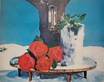 1947 Four Roses Bourbon Whiskey Ad: Vintage Bar Decor Magazine Print Advertisement