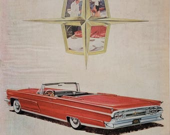 車の広告 1969 リンカーン コンチネンタル (フォード モーター