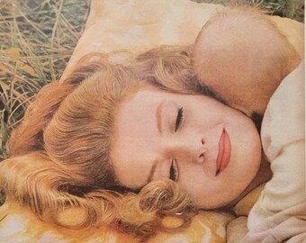 1960 Miss Clairol Hair Color Bath Vintage Advertisement Bathroom Wall Art Hair Stylist Gift Beauty Salon Decor Bathroom Decor Magazine Ad