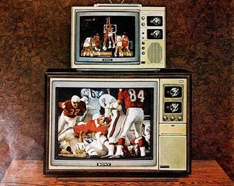 1978 Sony Betamax Videotape Deck Ad: Vintage Television Magazine Print Advertisement, Media Room Decor