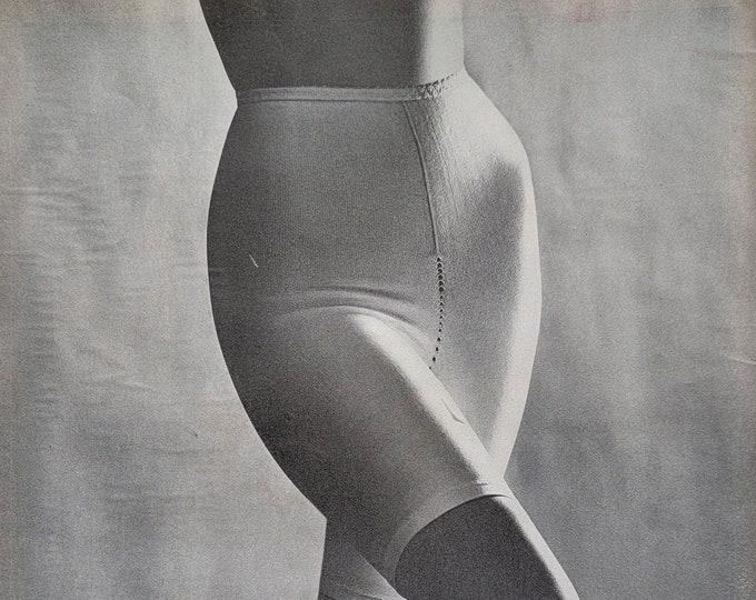 1955 Silf Skin Girdle Vintage Advertisement Bedroom Decor Bathroom Wall 1955 Silf Skin Girdle Vintage Advertisement Bedroom Decor Bathroom Wall