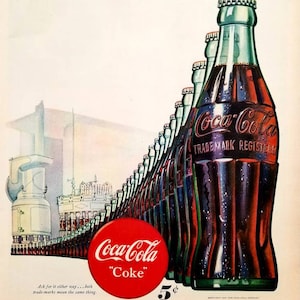 1954 ケロッグ コーンフレーク シリアル ヴィンテージ広告