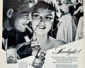 1949 Zippo Lighters Vintage Advertisement Game Room Wall Art Man Cave Decor Original Magazine Ad Vintage Smoking Ad Tobacciana Unique Gift
