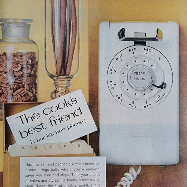 1962 Bell Telephone Systems Vintage Advertisement Vintage Phone Decor Office Wall Art Vintage Telephone Ad Magazine Ad Unique Art Nostalgia