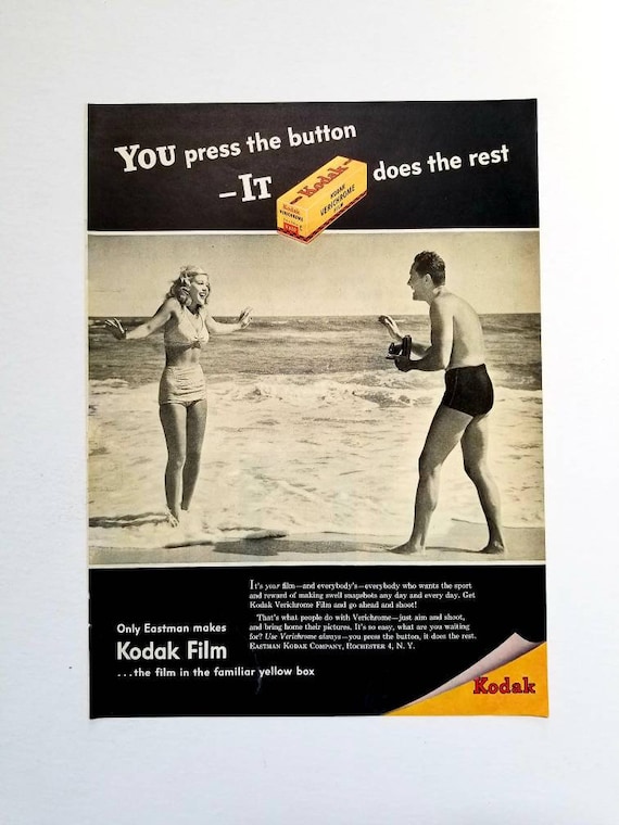 Great Print Advertising: EASTMAN KODAK - You Press The Button