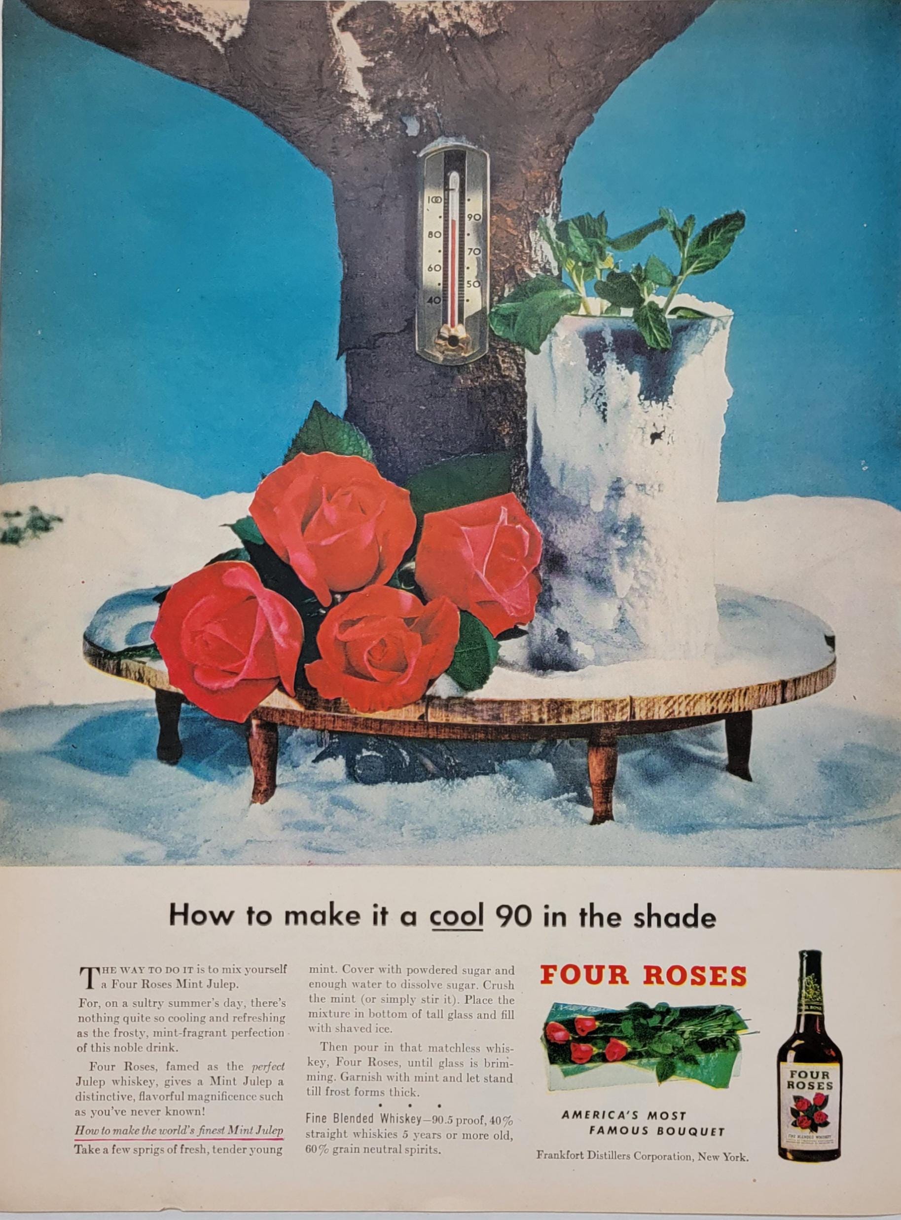 Four Roses Bourbon Vintage - Etsy Canada