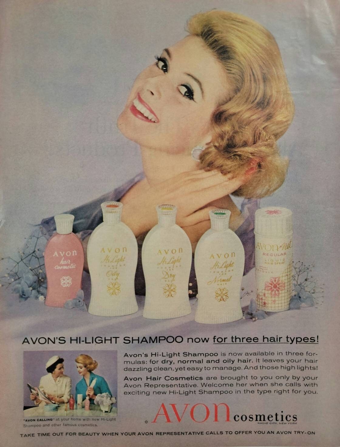 1959 Avon Cosmetics Vintage Advertisement Bathroom Wall Art Etsy