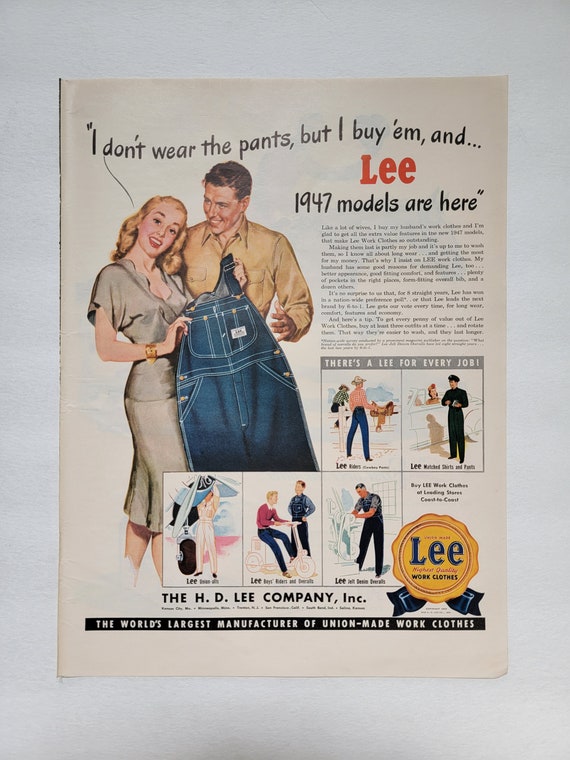 40s 50s ビンテージ Lee オーバーオール バナー 広告 非売品　アド物 40s 50s ビンテージ Lee オーバーオール バナー 広告 非売品 アド物