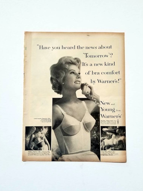 Playtex Bras, Bra, Full Page Vintage Print Ad