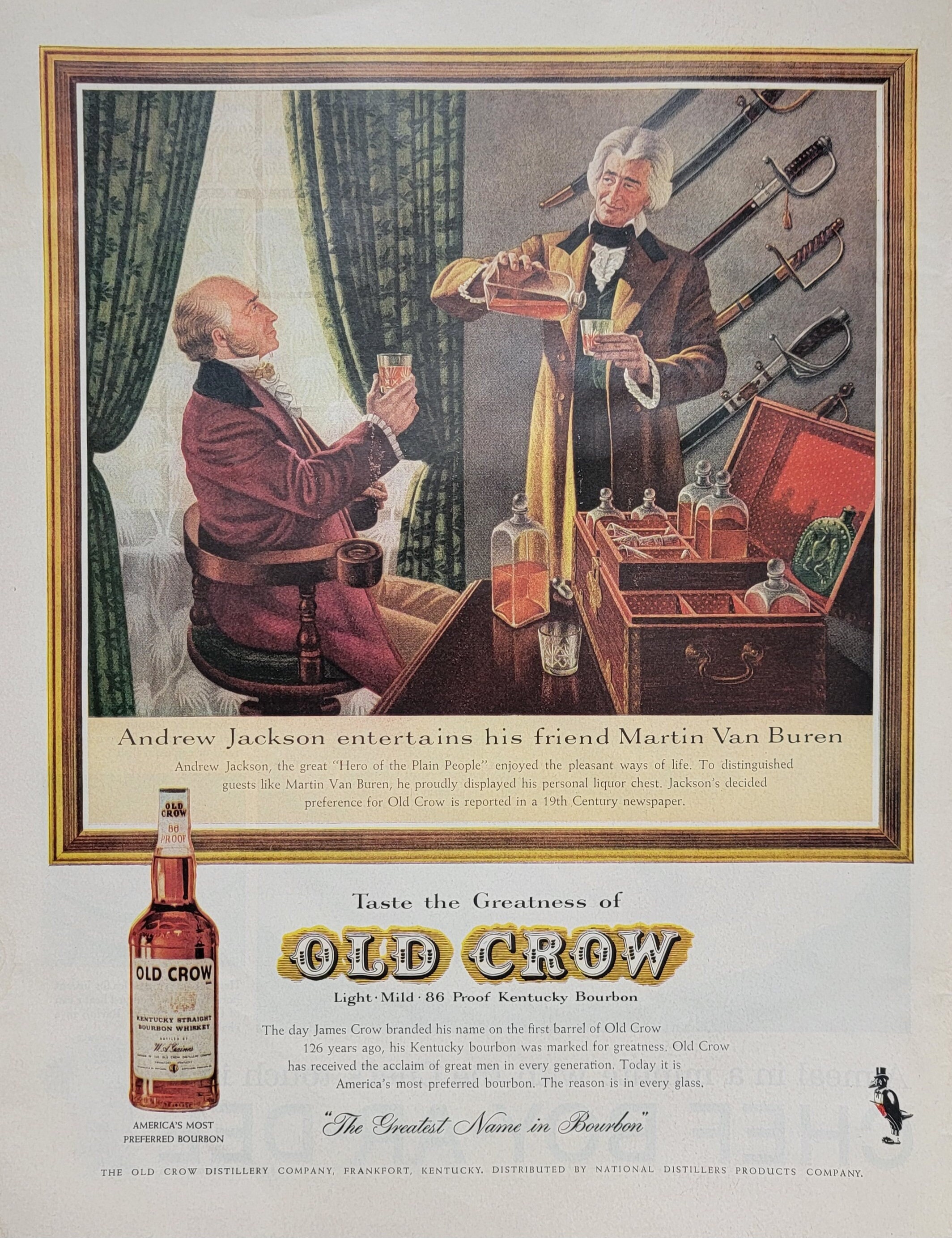 1960s Whiskey Ad photo