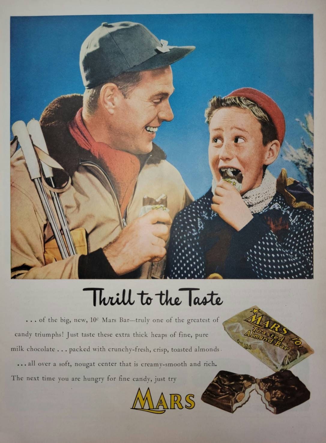 Vintage print ad advertisement Candy M&M's Crispy Do Not Eat This new  Product